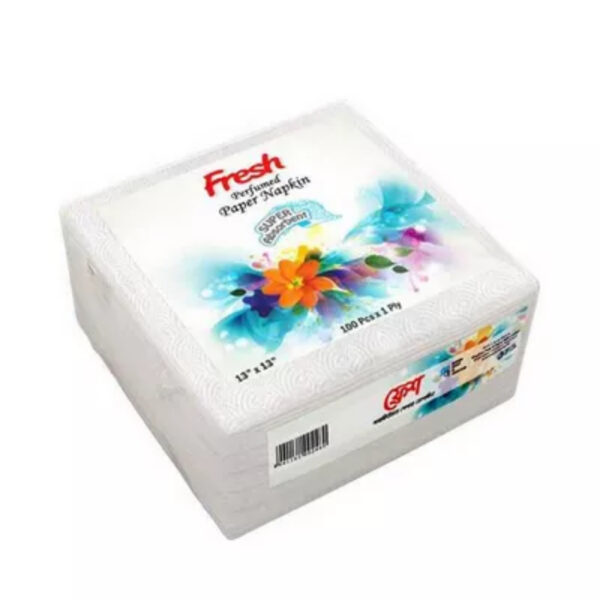 Fresh Paper Napkins 13" Perfumed Tissue (100X1 Ply)